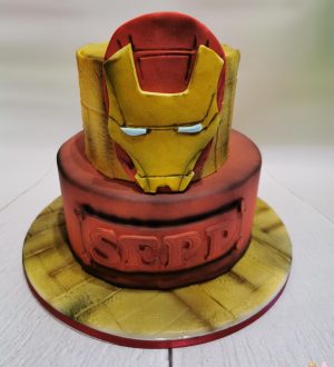 Superhero taart, ironmantaart