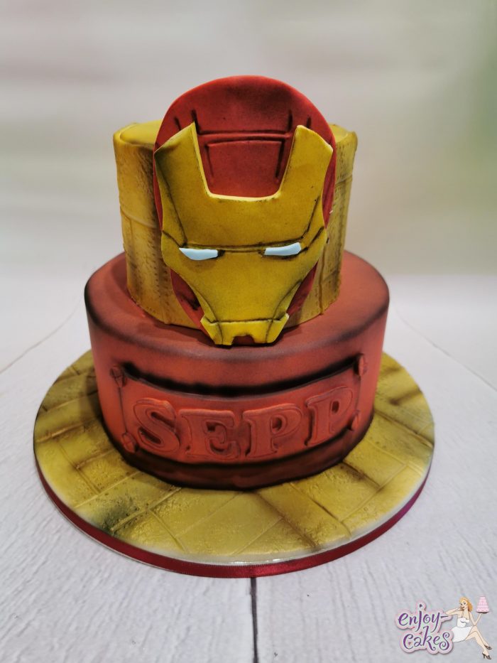 Superhero taart, ironmantaart