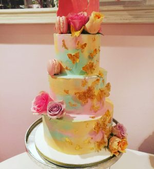 Pastel Color Lady cake