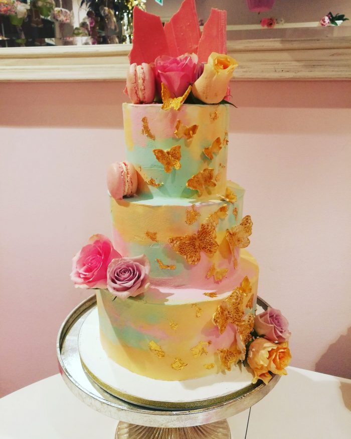 Pastel Color Lady cake