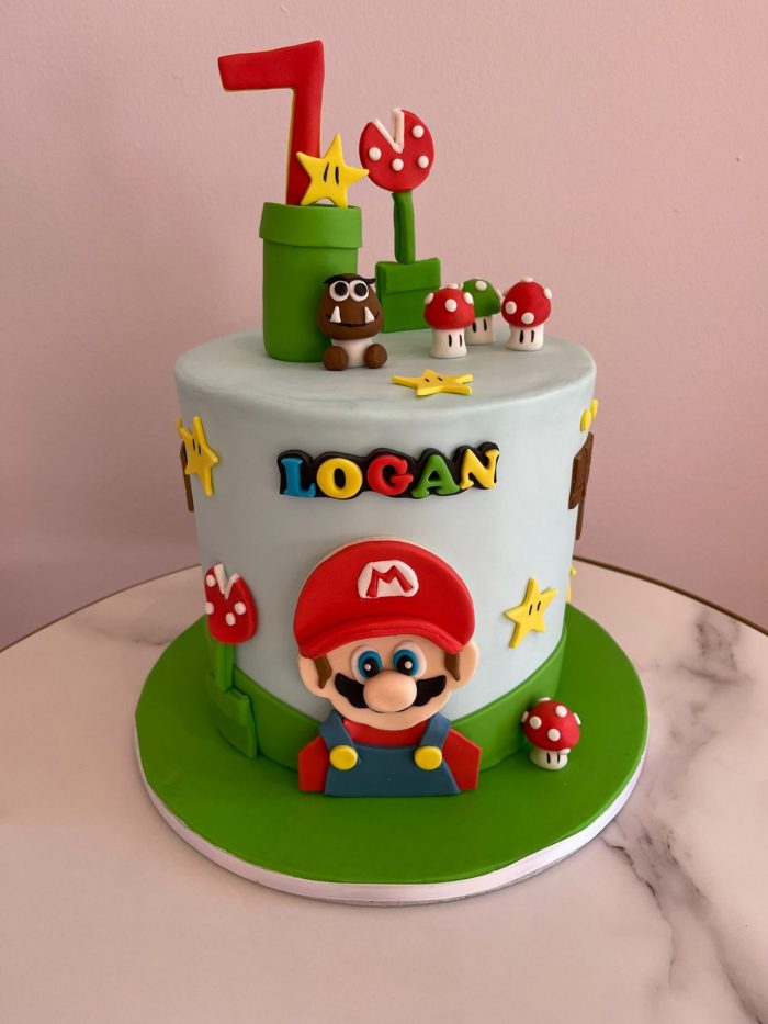 Mario Bross taart