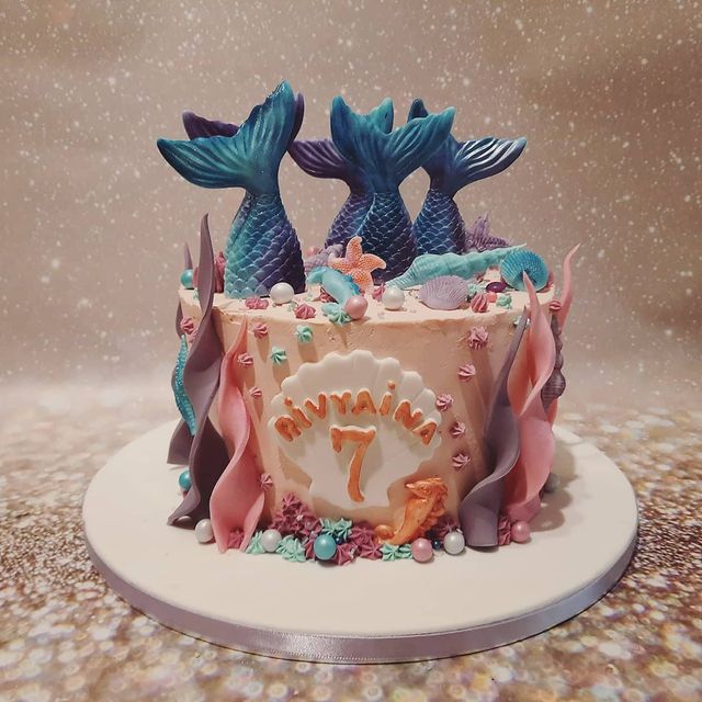 Mermaid taart