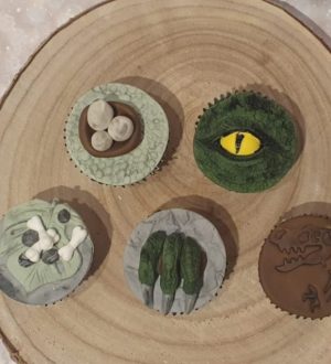 Dinosaurus cupcakes