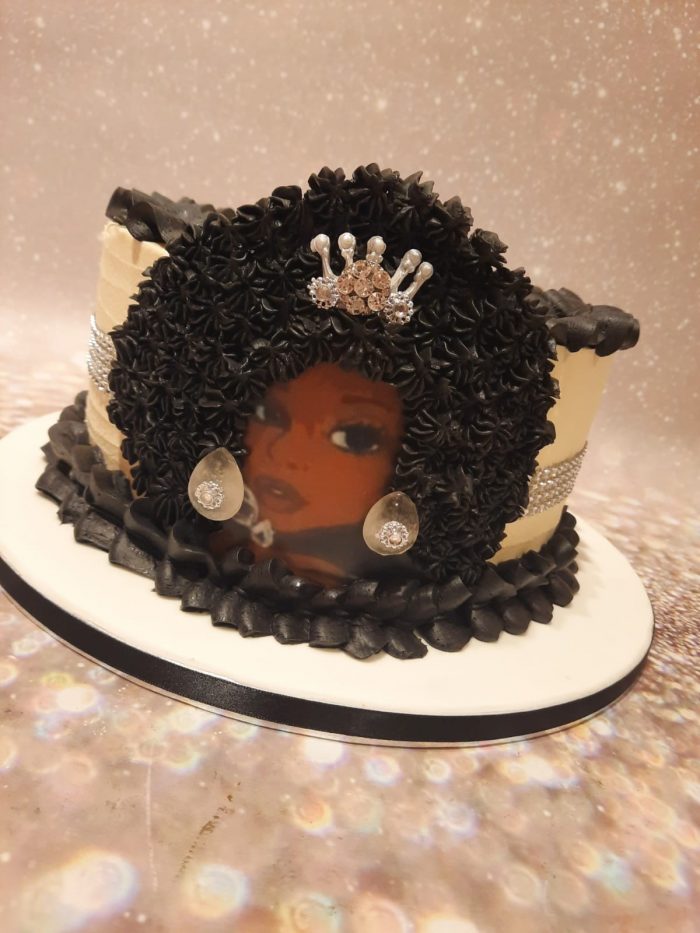 Afrolady cake