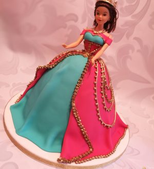 Prinsessentaart, barbiepoptaart