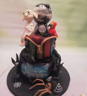 Super Harry Potter taart met Dobby