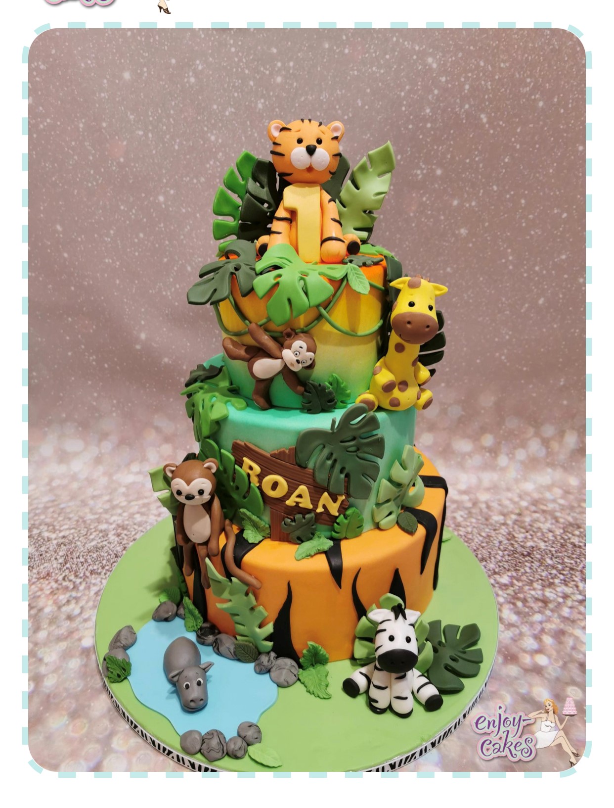 analogie Bewonderenswaardig laat staan Jungle taart luxe - Enjoy-Cakes