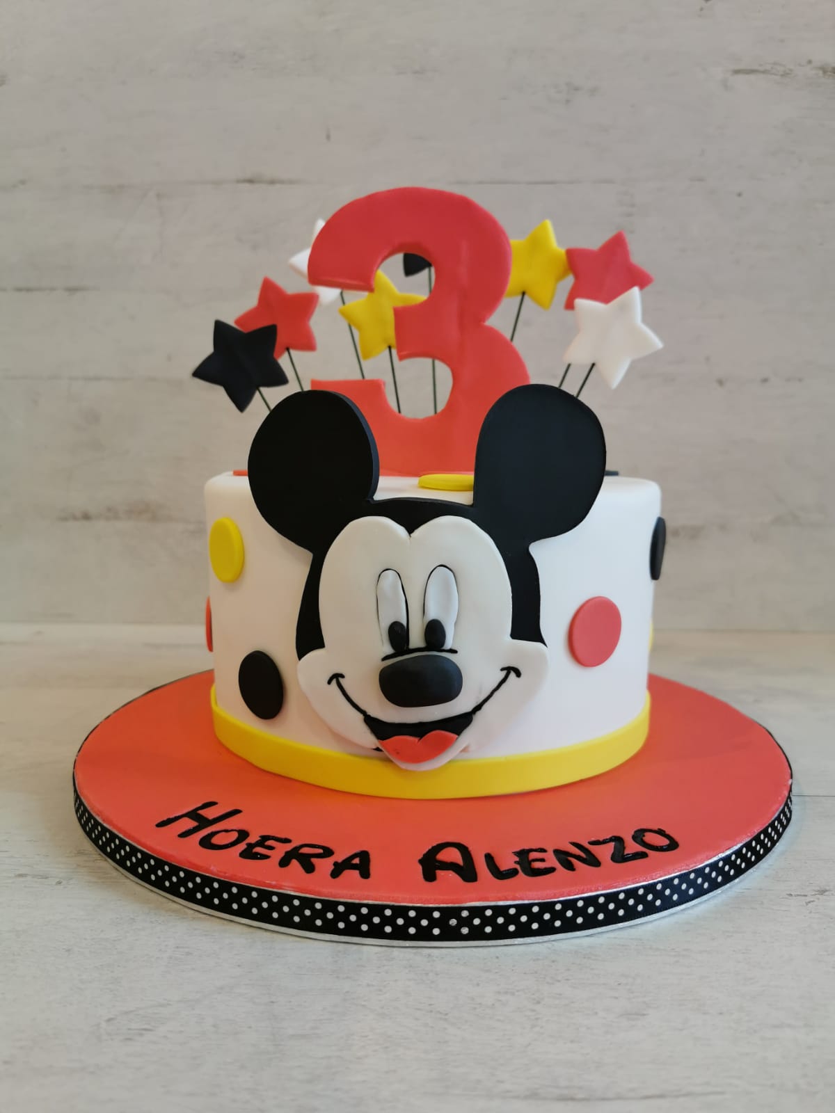 Interpersoonlijk Compliment Werkwijze Mickey mouse taart - Enjoy-Cakes