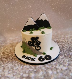 mountainbike taart