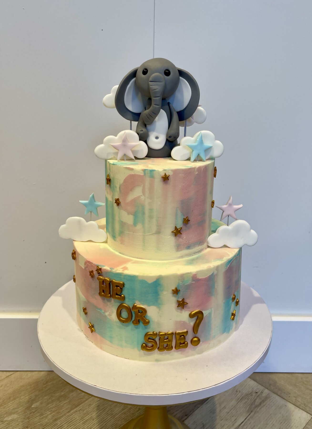 Baby olifant taart Baby olifant taart