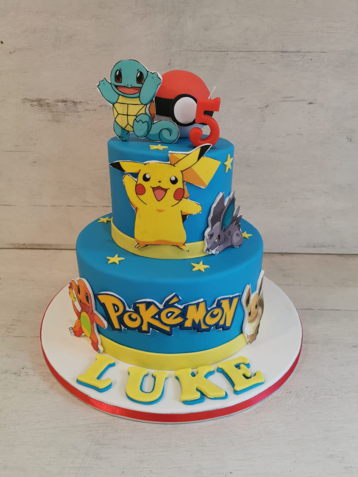 Voornaamwoord goedkeuren herfst Pokemon taart - Enjoy-Cakes