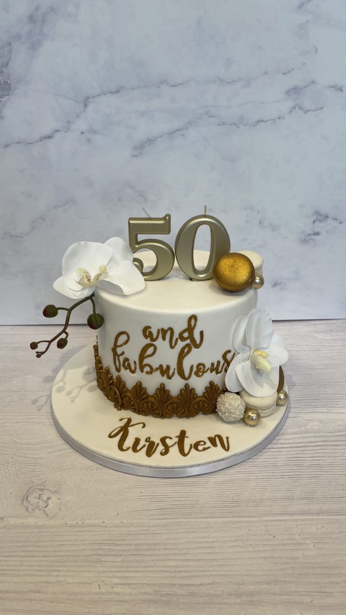 50 and fabulous cake