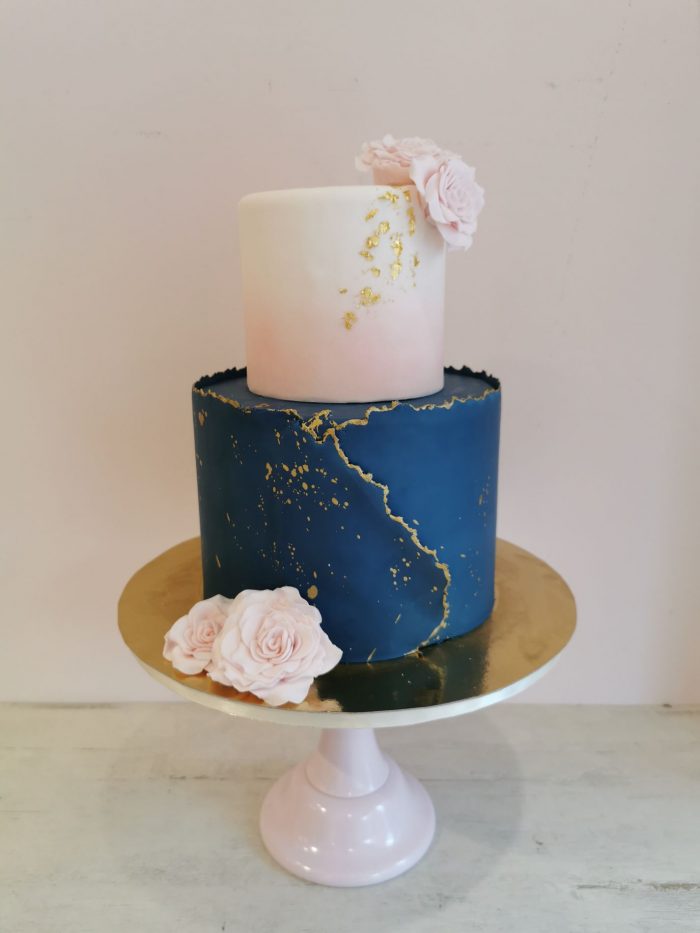 Trendy  wedding cake