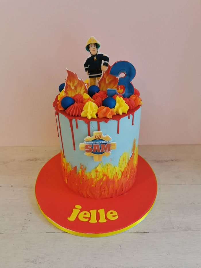 Brandweerman sam taart