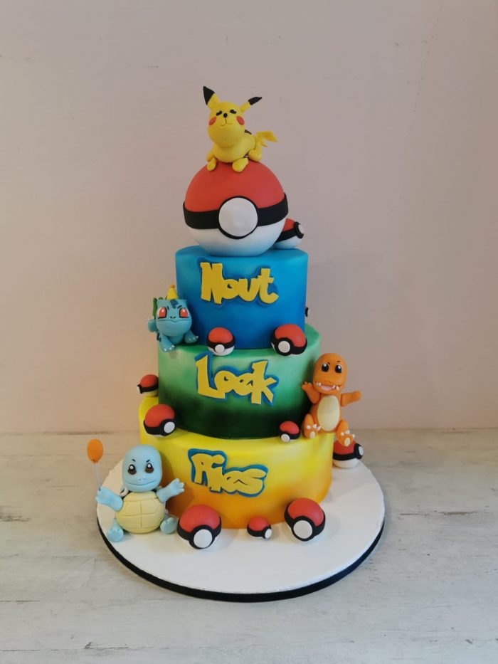 Pokemon 3D taart