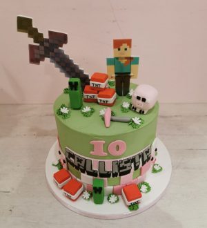 Minecraft creme taart