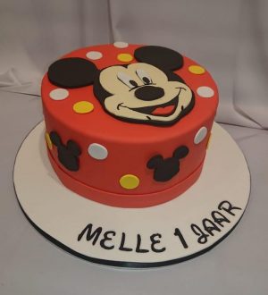 Mickey mouse taart