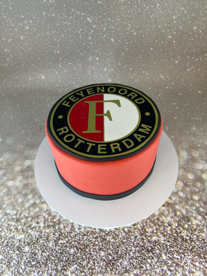 Feyenoord fondant taart