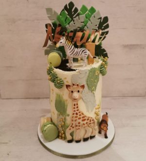 Jungle taart giraf
