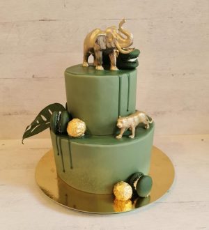 Jungle gold cake