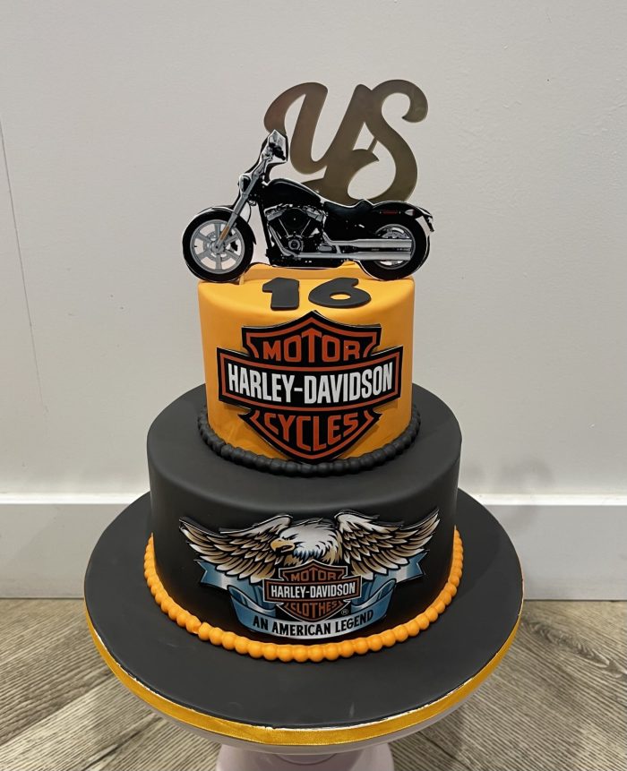 Harley Davidson taart