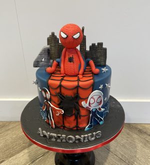Spin Spiderman taart