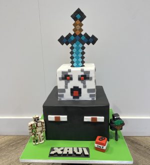 Minecraft blok taart