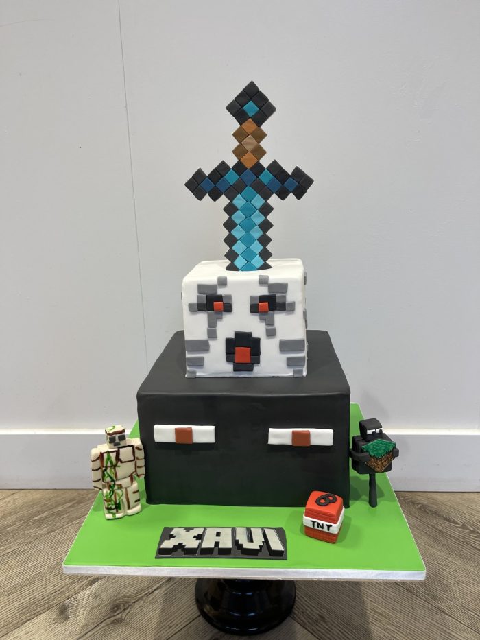 Minecraft blok taart