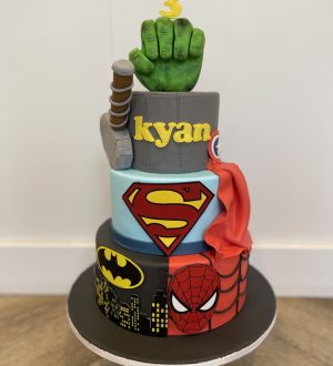 Marvel super helden taart