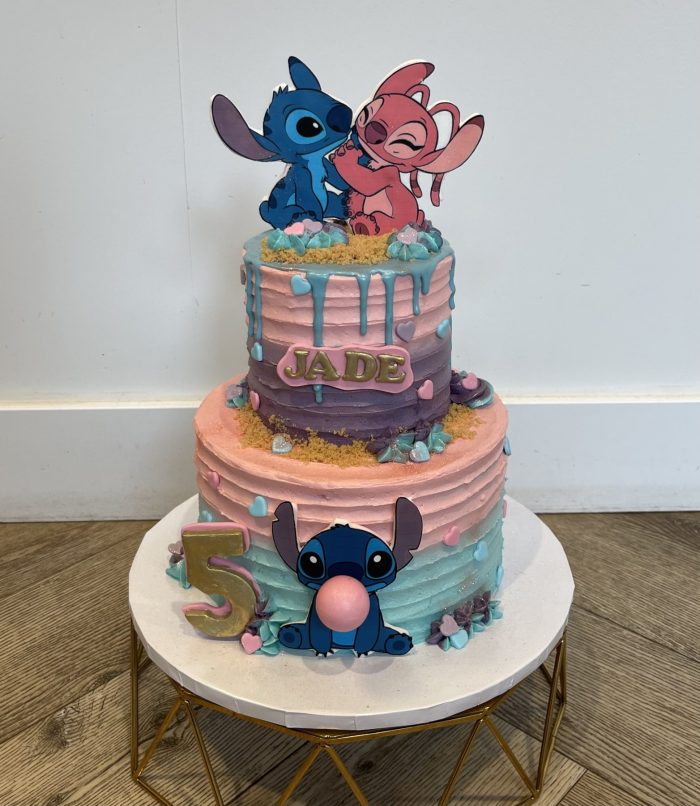 Stitch and Angel cake