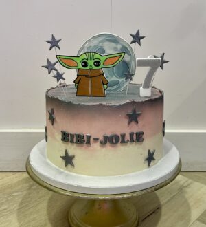 Baby Yoda Ruimte taart Baby Yoda Ruimte taart