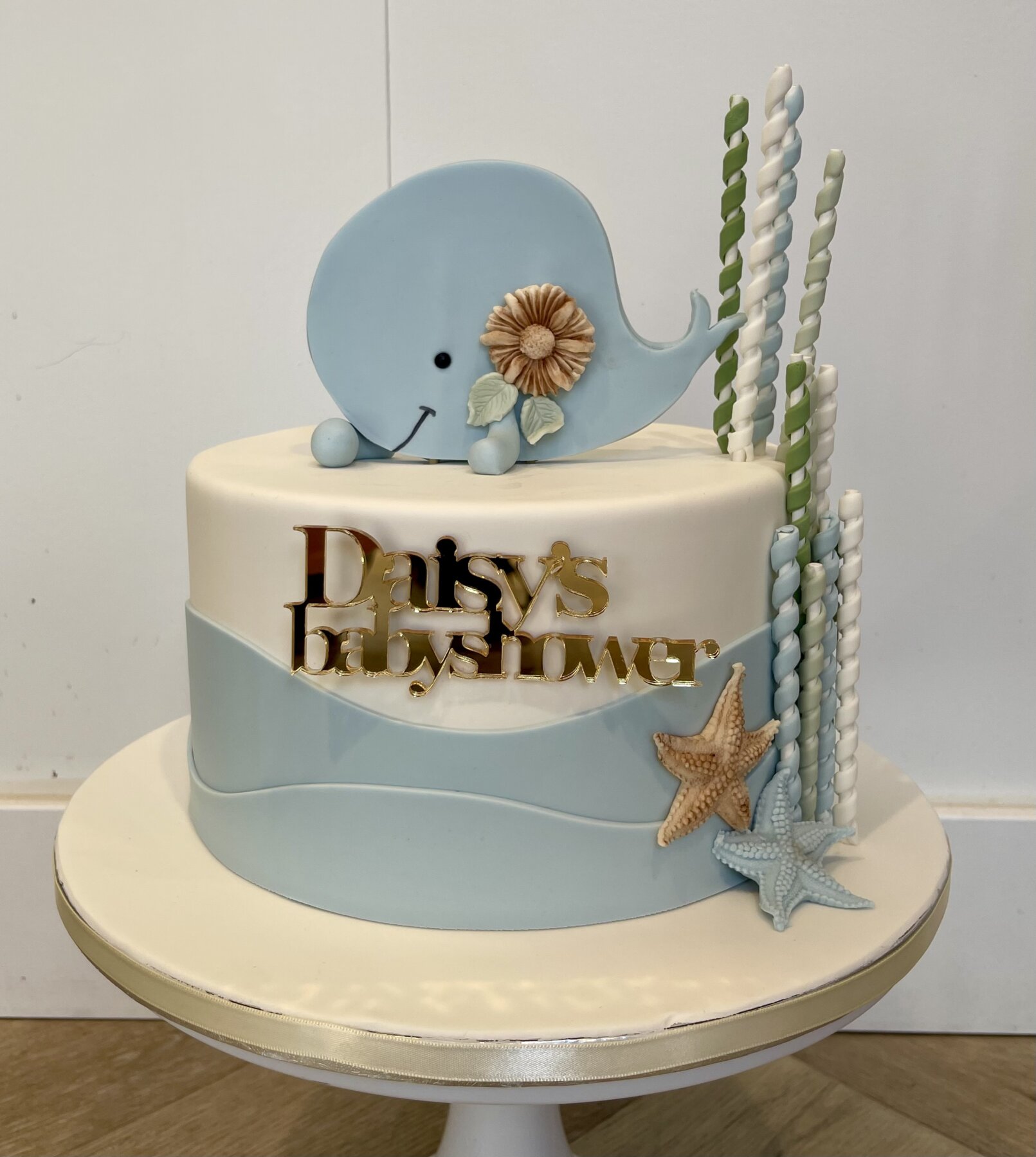 Babyshower Walvis Taart Babyshower Walvis Taart