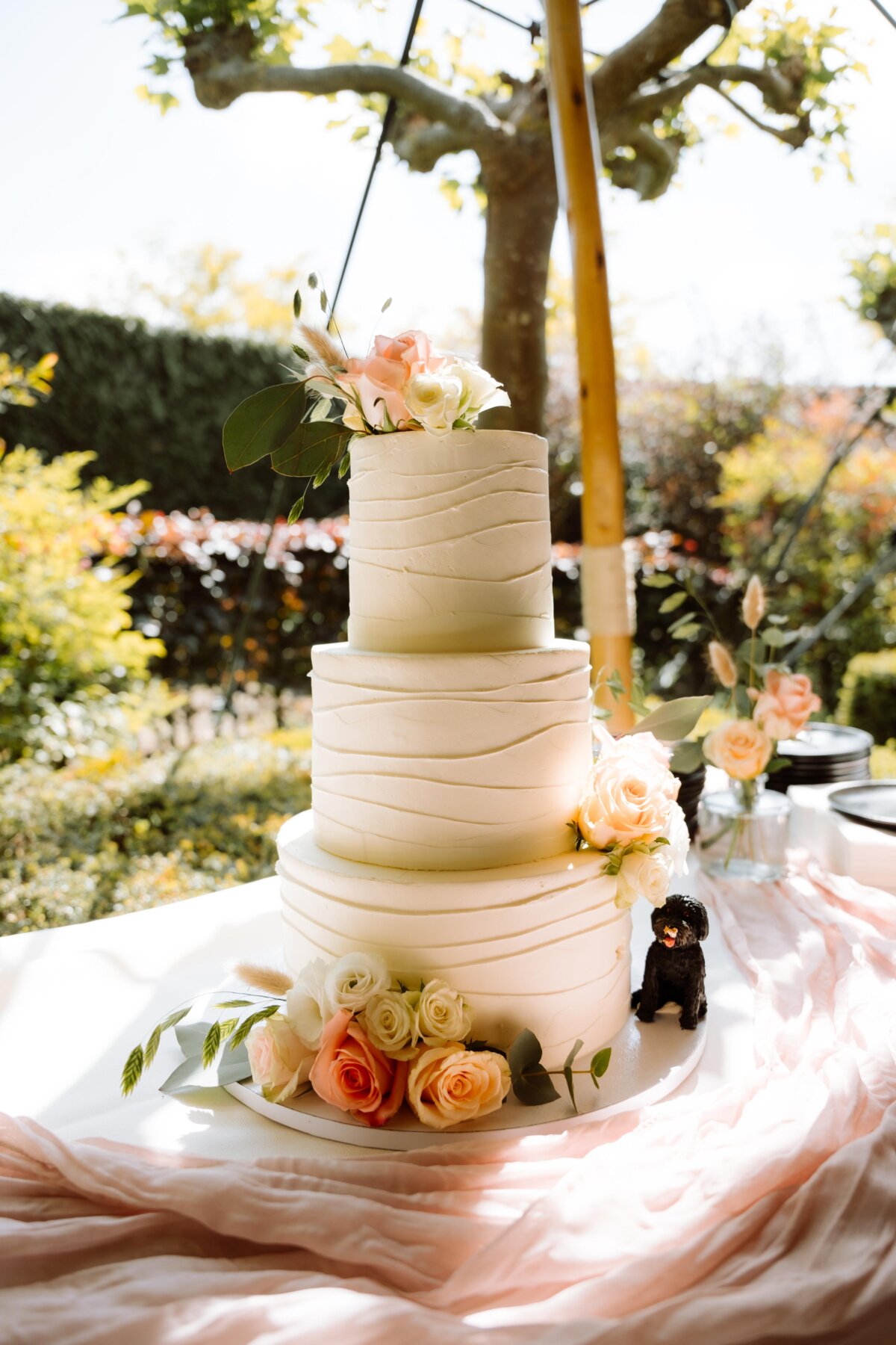 creme bloemen bruidstaart creme bloemen bruidstaart
