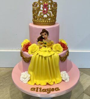 Belle en het beest prinsessen taart