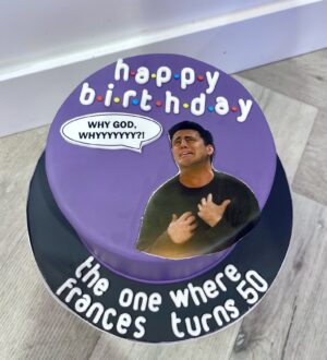 Friends Joey Tribbiani taart Friends Joey Tribbiani taart