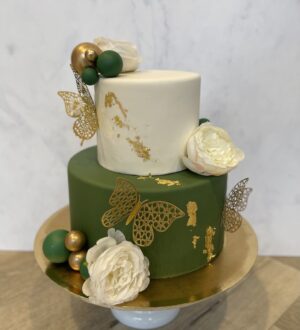 chique groene taart