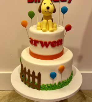 Dribbel hond taart Dribbel hond taart