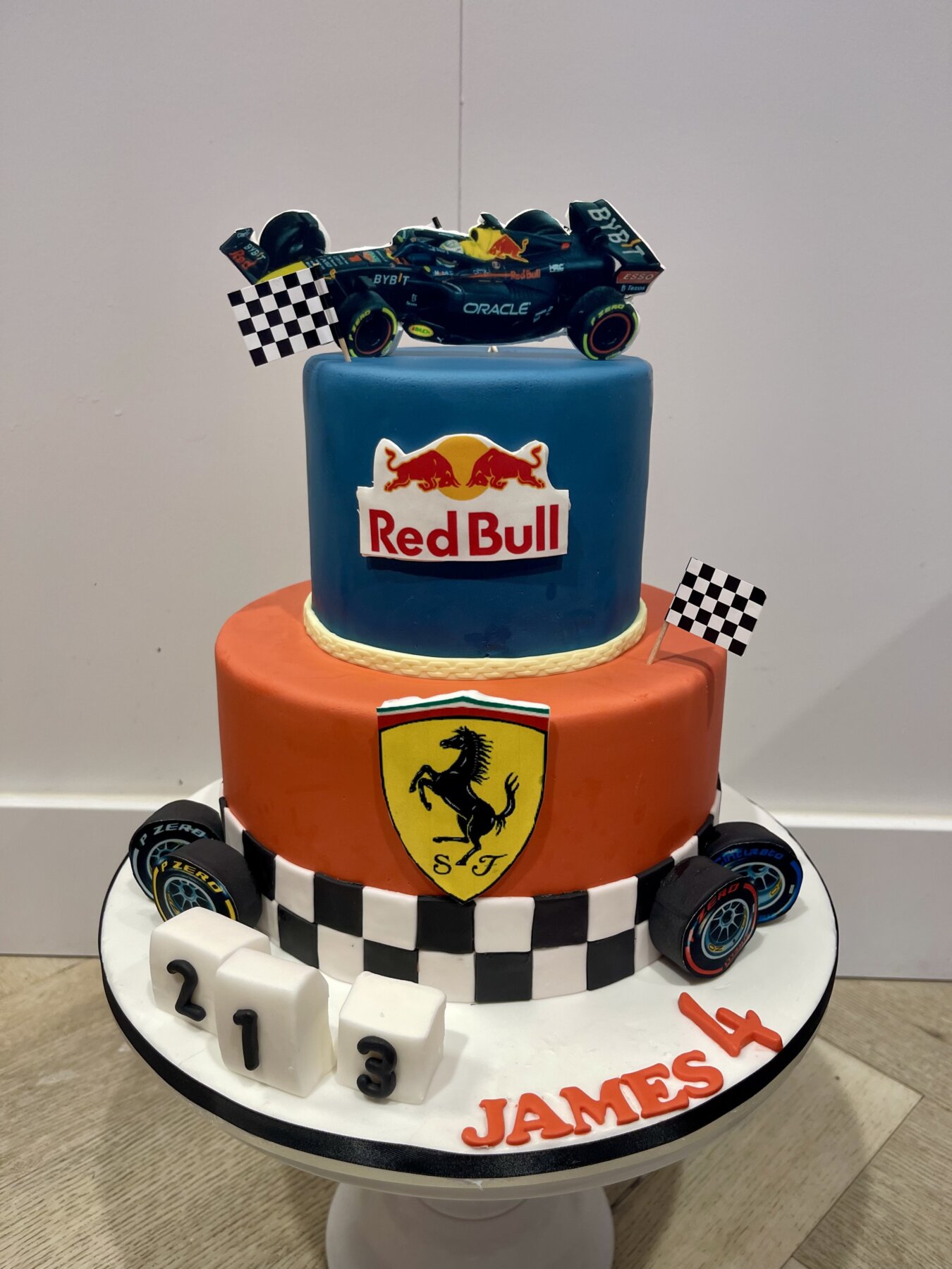 Red bull race taart Red bull race taart