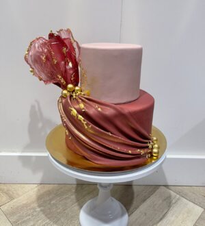 roze en goud taart roze en goud taart