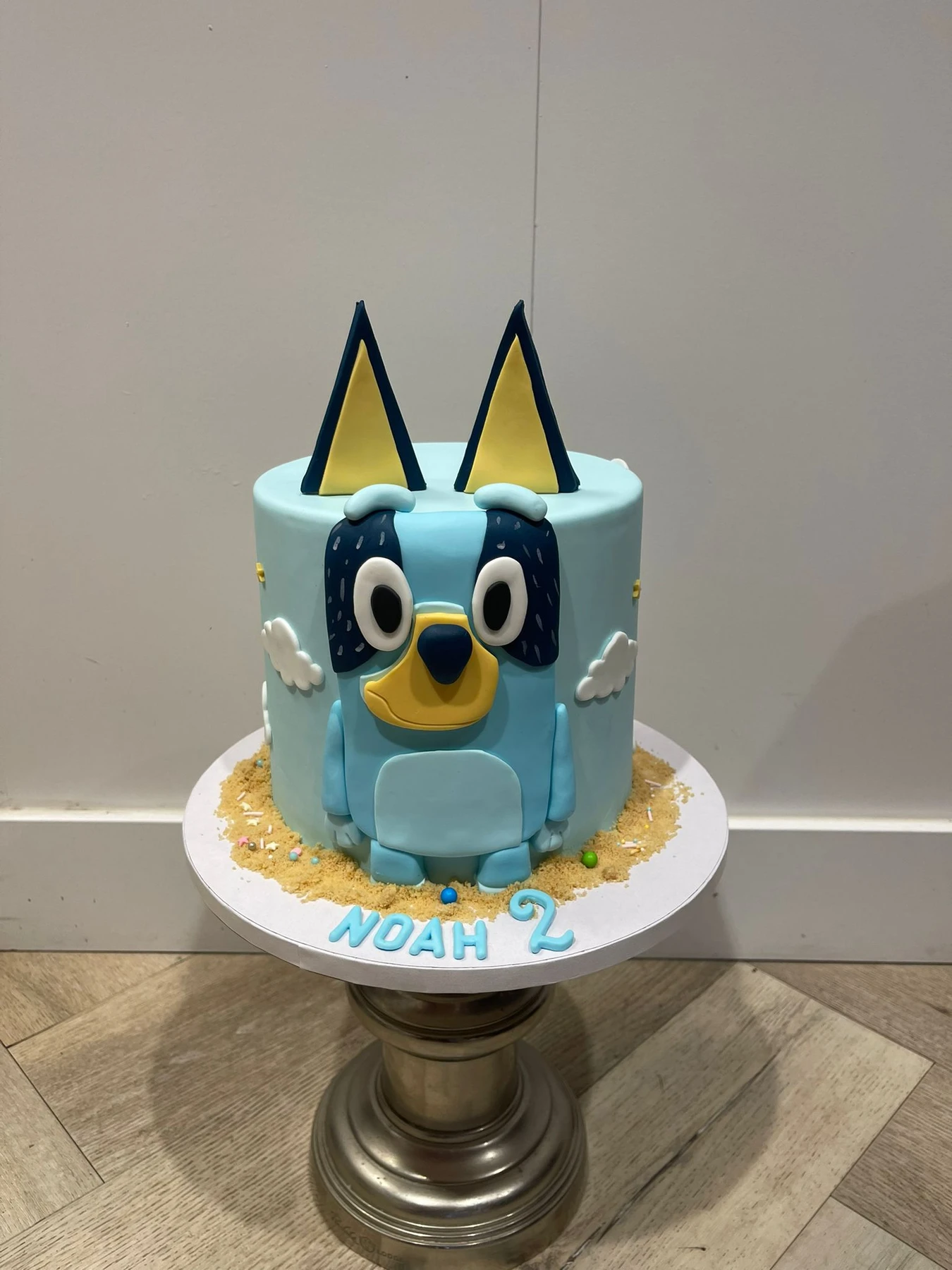 bluey 3D verjaardagstaart bluey 3D verjaardagstaart