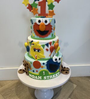Sesamstraat taart Sesamstraat taart