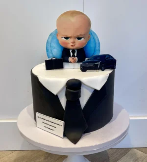 Baby Boss suit taart Baby Boss suit taart