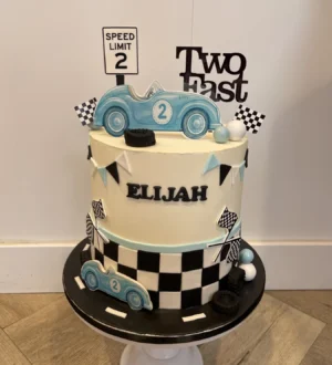 Auto taart thema Two Fast Auto taart thema Two Fast